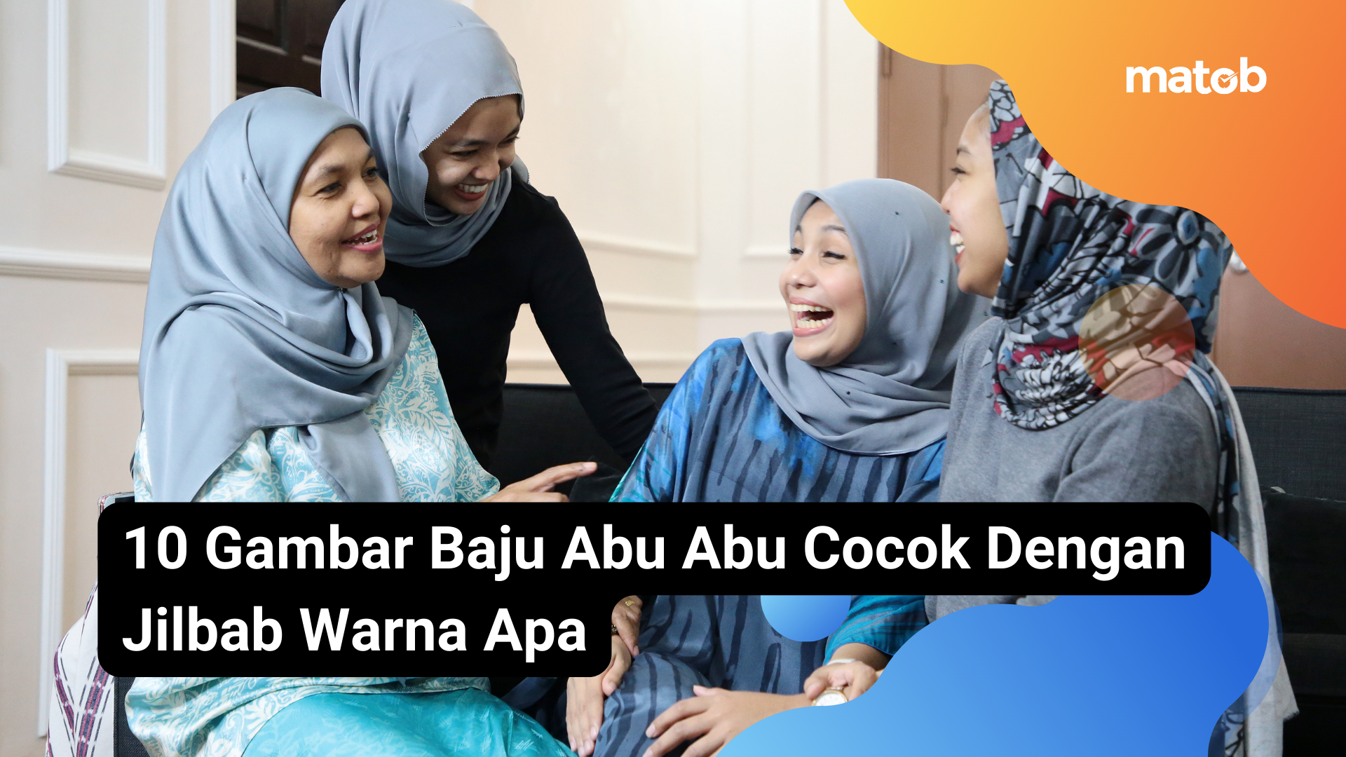 13 Matob Bisnis 10 Gambar Baju Abu Abu Cocok Dengan Jilbab Warna Apa