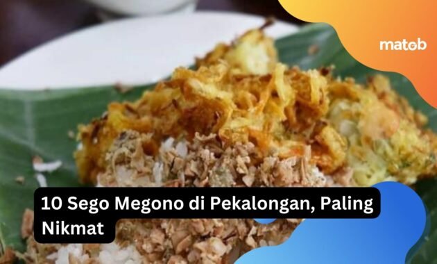 10 Sego Megono di Pekalongan, Paling Nikmat