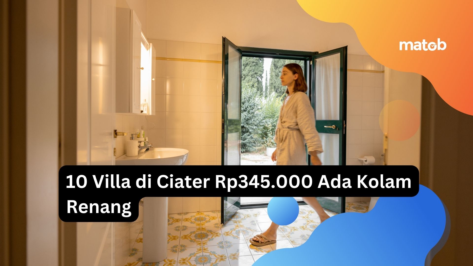 10 Villa di Ciater Rp345.000 Ada Kolam Renang