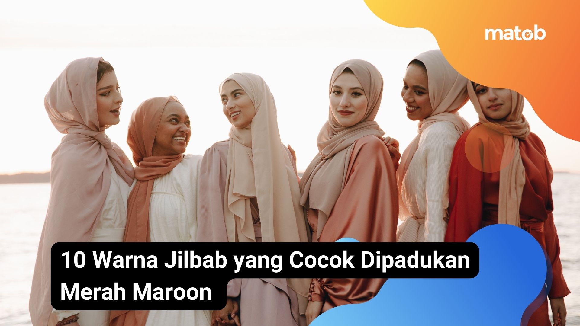 10 Warna Jilbab yang Cocok Dipadukan Merah Maroon
