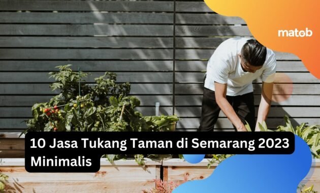 10 Jasa Tukang Taman di Semarang 2023 Minimalis