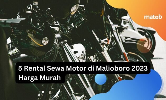 5 Rental Sewa Motor di Malioboro 2023 Harga Murah