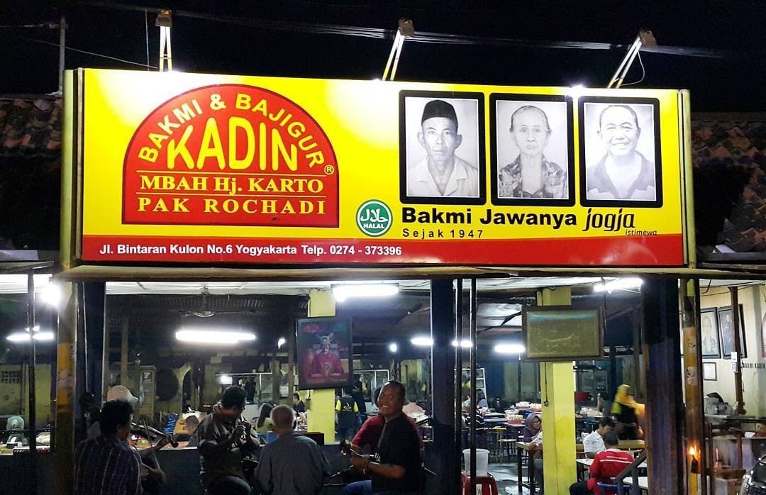 Harga Menu Bakmi Jawa Kadin di Jogja Bintaran Yang Terkenal Buka Jam