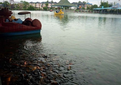 10 Gambar Danau Tanah Mas Palembang, Lokasi Alamat Waterboom, Harga Tiket Masuk Wisata + Nomor Telepon Water Park