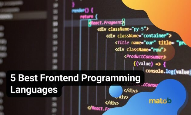 5 Best Frontend Programming Languages - Matob EN 5 Best Frontend Programming Languages