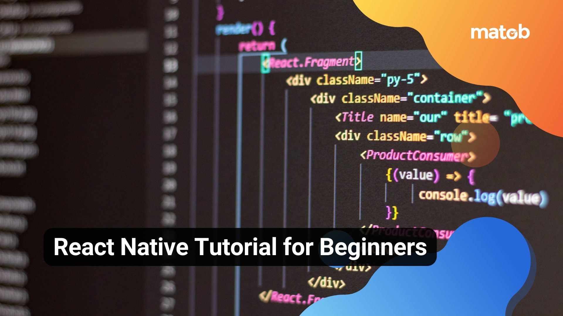 React Native Tutorial For Beginners Matob