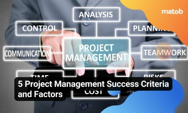 5 Project Management Success Criteria and Factors - Matob EN 5 Project Management Success Criteria and Factors