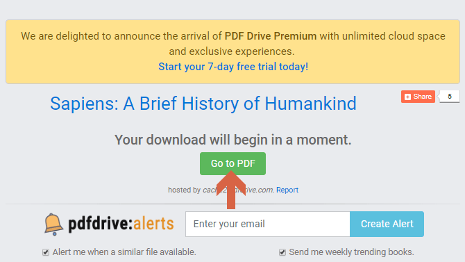 There is a Go To PDF button