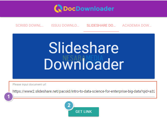 Download Slideshare Documents on DocDownloader