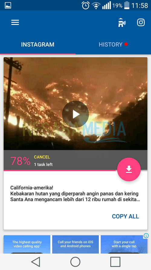 How to Download Videos on Instagram via Android Phone