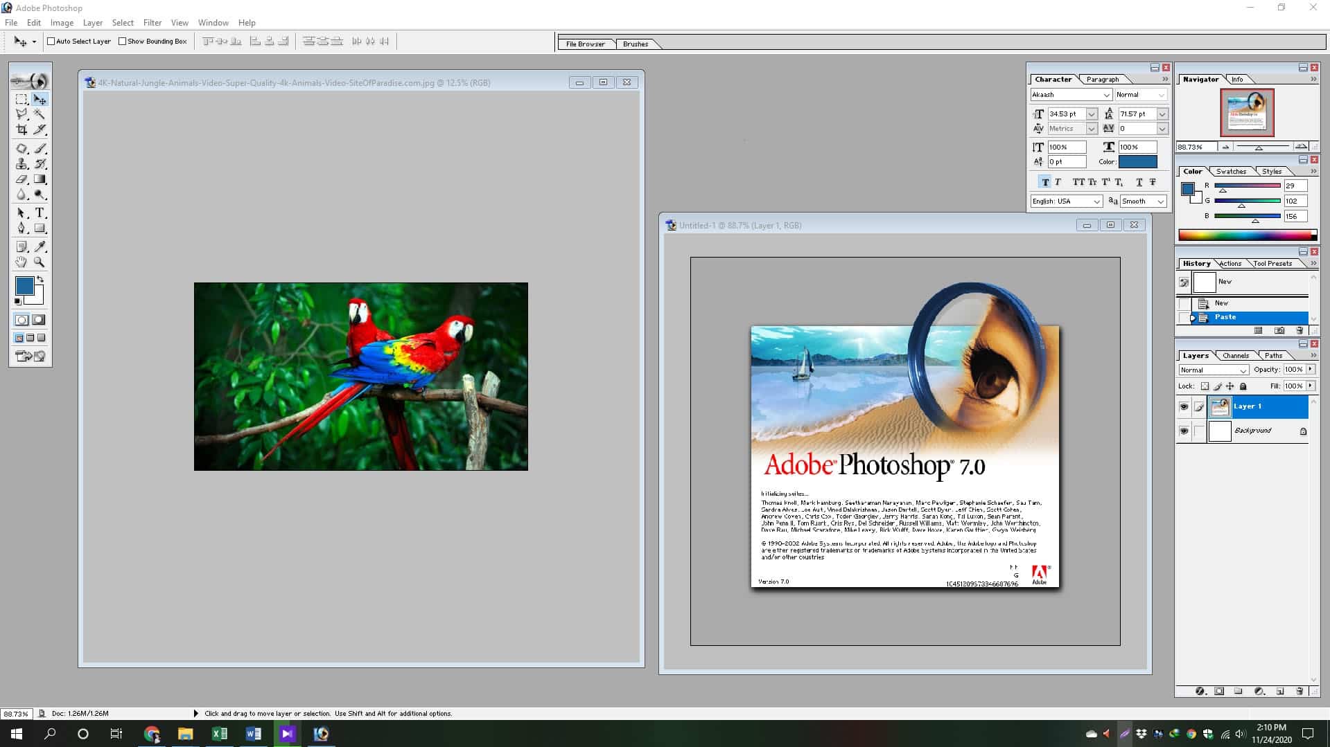 Download Adobe Photoshop 7.0 32 / 64-Bit (Free Download) - Matob