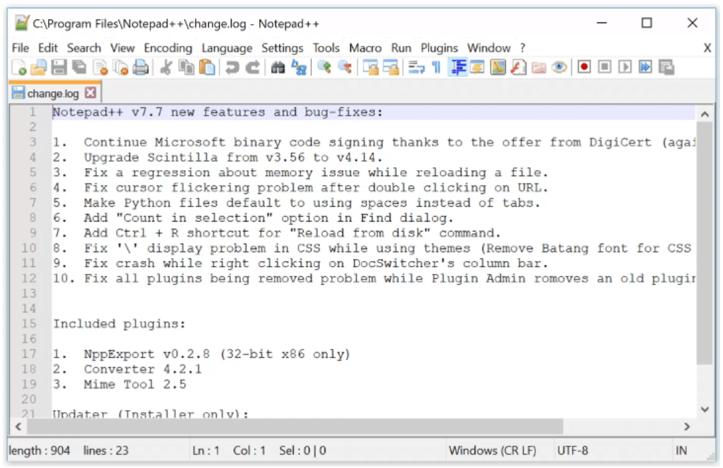 Download Notepad++ 32/64-bit (2023 Latest) - Matob EN