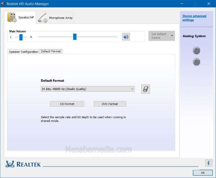 Download Realtek HD Audio Drivers