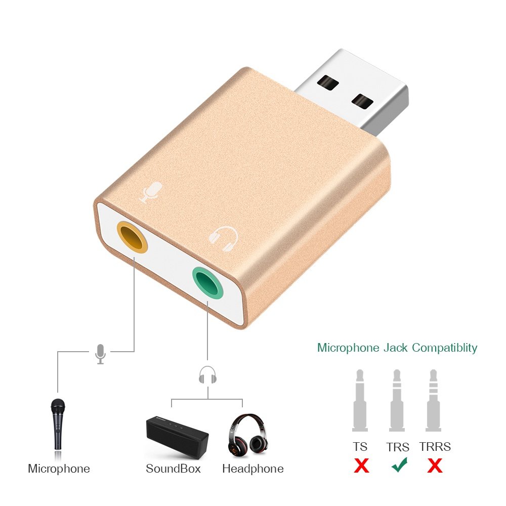 usb sound card also available