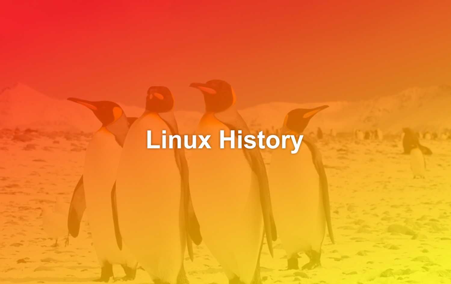 Linux History