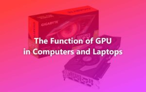 What is the function of GPU in Computers and Laptops?