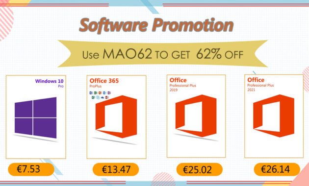 Software Promotion: Windows 10 Keys for €7.53 Cheap Antivirus & Security Software and more! 13 Windows 10 Keys for €7.53 Cheap
