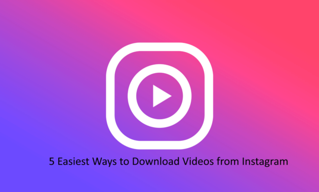 5 Easiest Ways to Download Videos from Instagram 40 5 Easiest Ways to Download Videos from Instagram