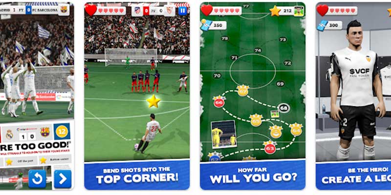 5. Score! Hero - Offline Android Football Games