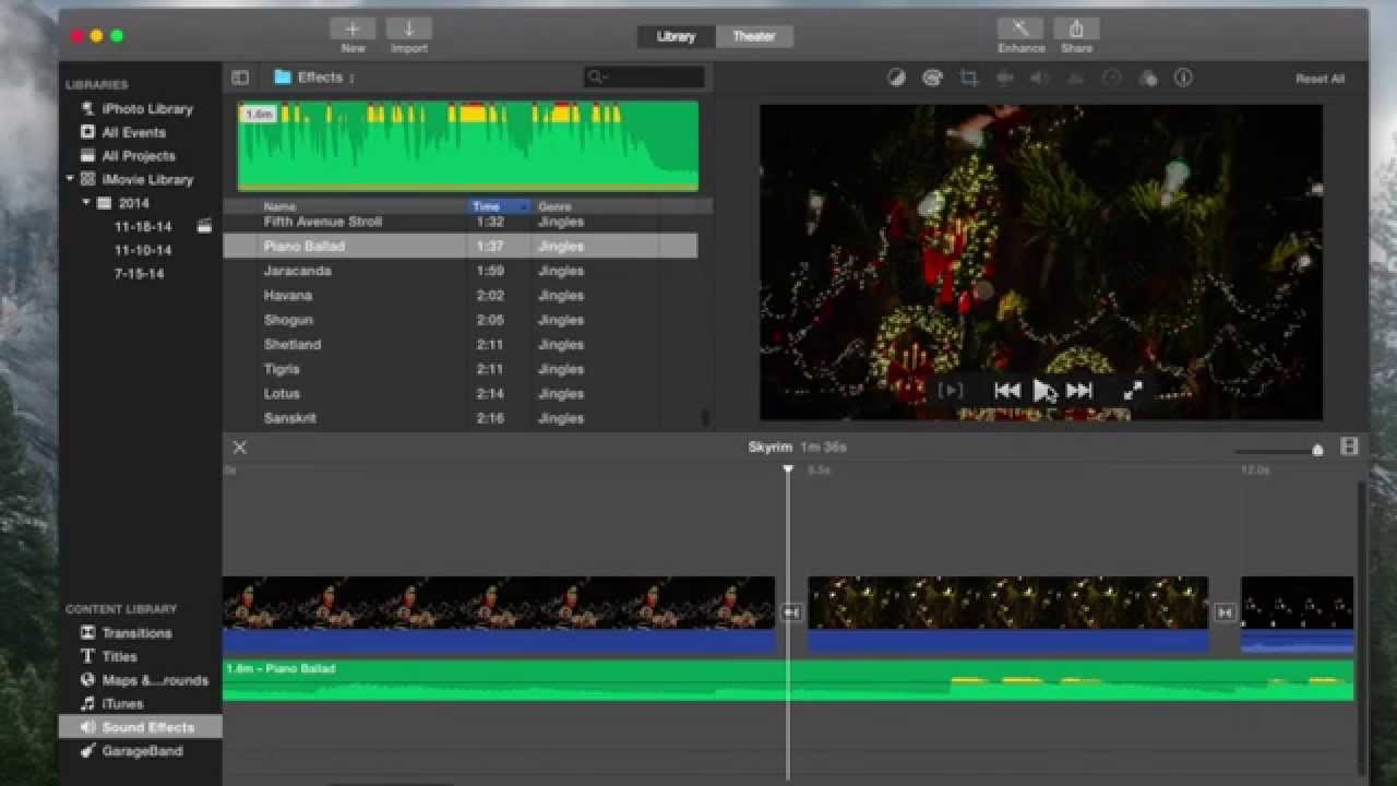 Software Editor Video Apple iMovie