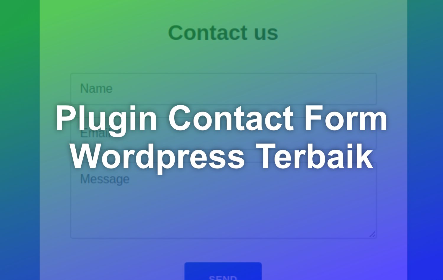 Plugin Contact Form Wordpress Terbaik