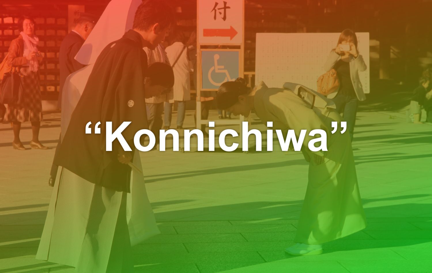 Apa arti konnichiwa dalam bahasa Indonesia?