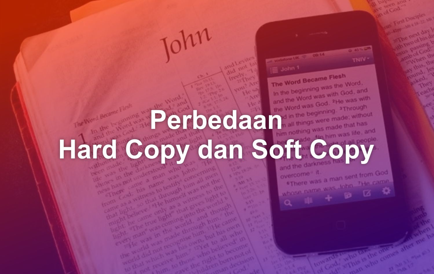 Perbedaan antara hard copy dan soft copy