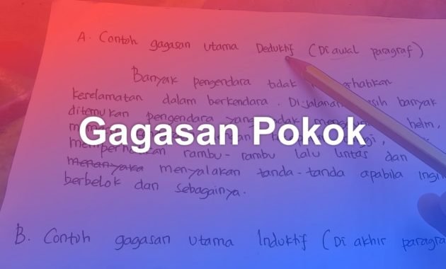 Gagasan Pokok Disebut Juga? 1 Gagasan Pokok