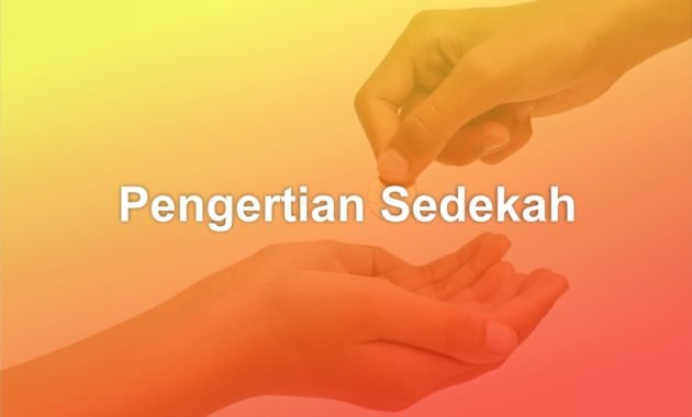 pengertian sedekah