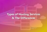8 Types of Hosting Services & The Differences