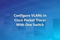 How to Configure VLANs in Cisco Packet Tracer With One Switch