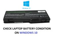 How to Check Laptop Battery Condition on Windows 10