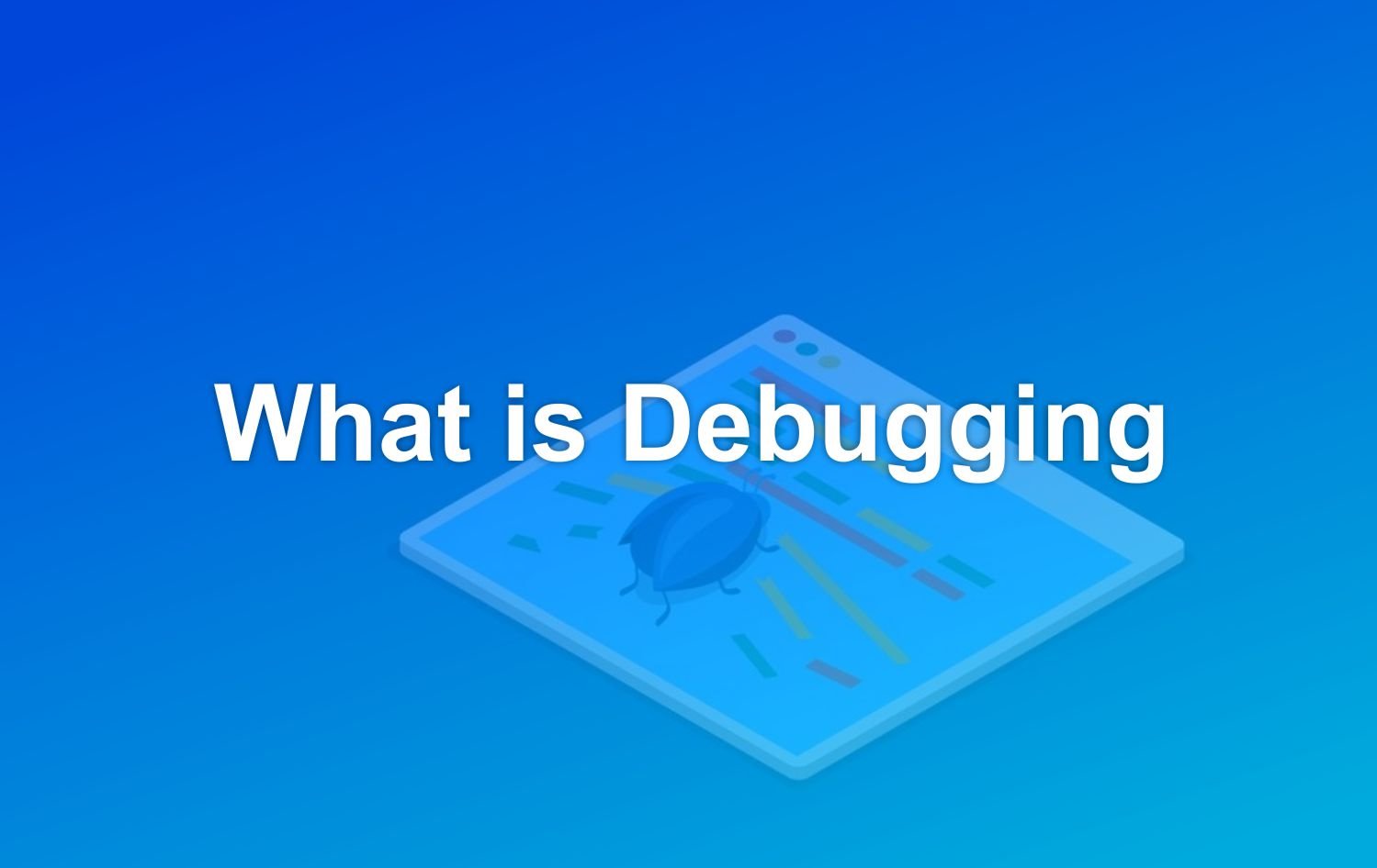 What is Debugging