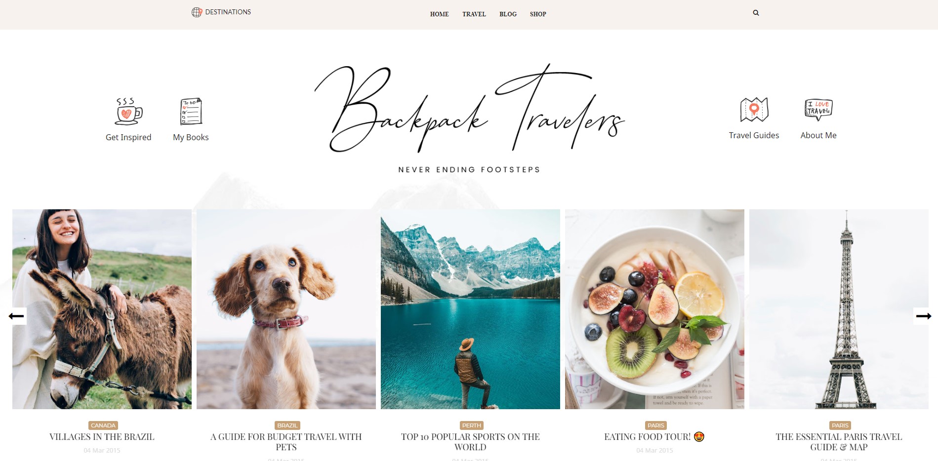 Backpack Blogger Templates