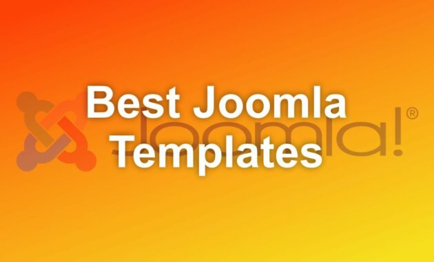 19 Best Joomla Templates Joomla Templates