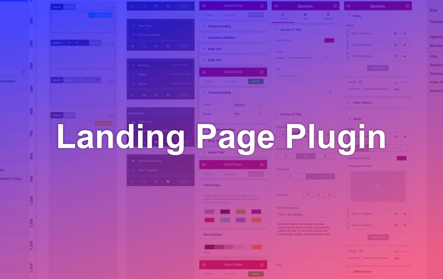 Landing Page Plugin