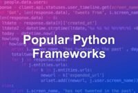 4 Popular Python Frameworks