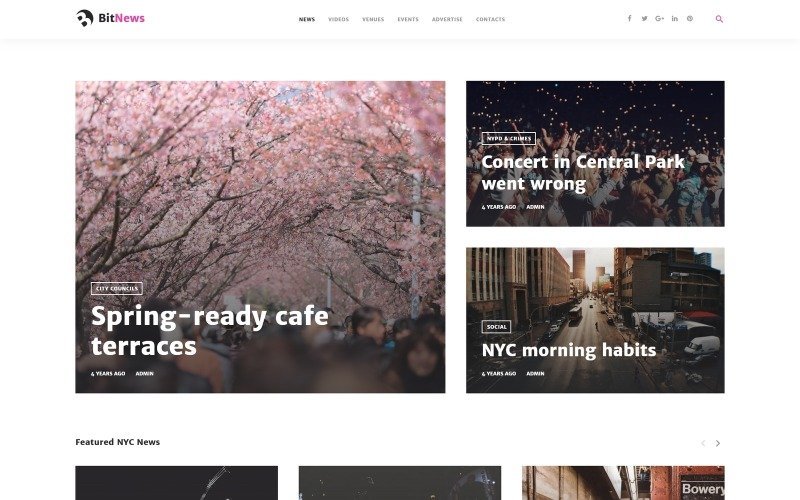 WordPress Theme for Magazine Media, News and Personal Blog