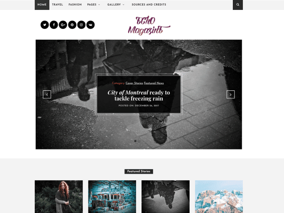 WordPress Theme for Magazine Media, News and Personal Blog