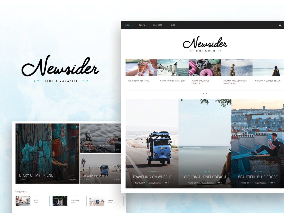 WordPress Theme for Magazine Media, News and Personal Blog