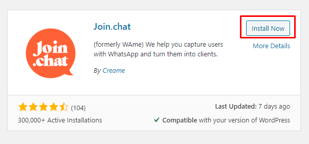 Install the Join.Chat Plugin
