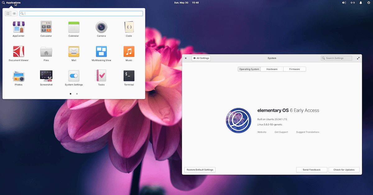 Elementary OS linux 2022