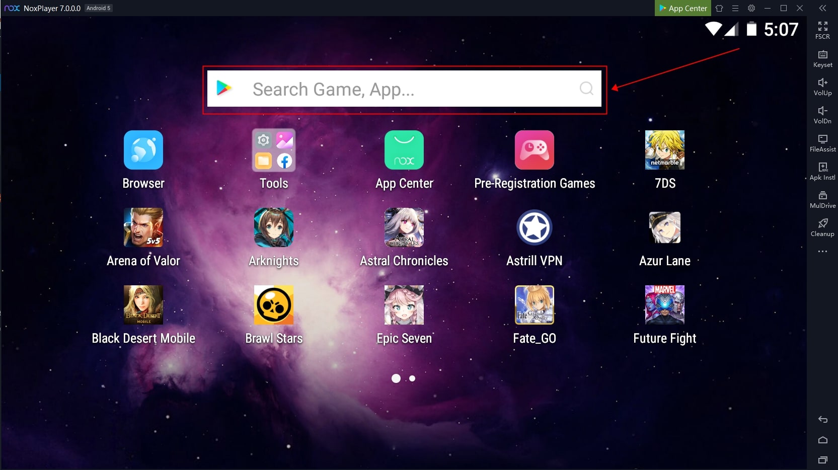 NoxPlayer (Recomended for Gamer) lightweight android emulator