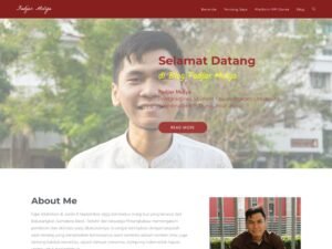 jasa pembuatan website personal branding fadjarmulya