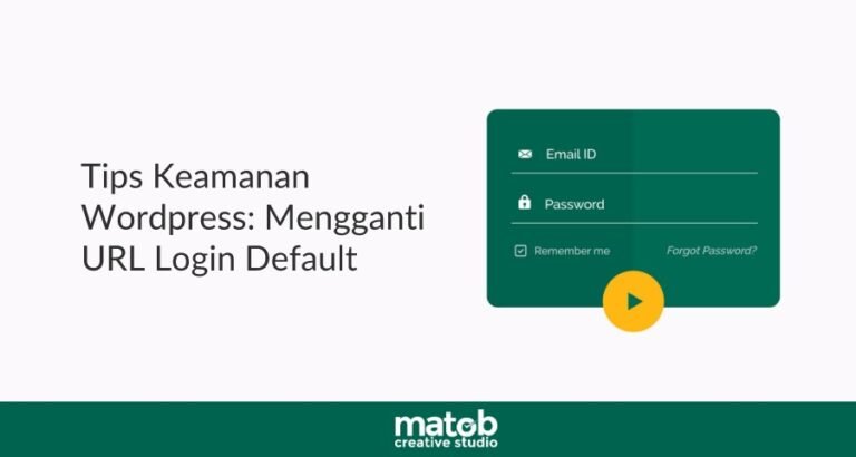 mengganti URL login WordPress