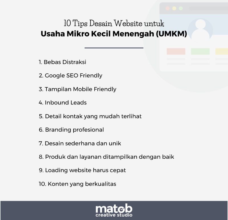 10 Tips Desain untuk Website Bisnis UMKM