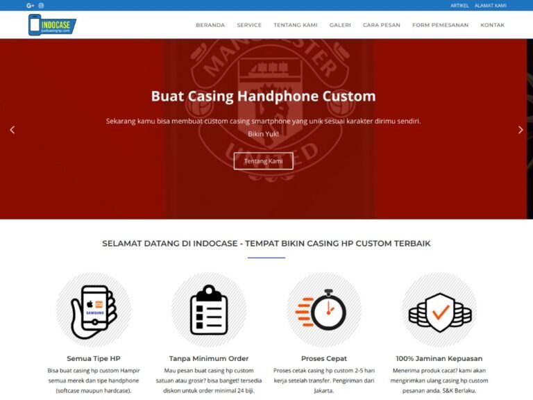jasa pembuatan website perusahaan indocase