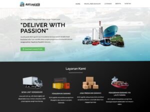 alk logistik - jasa pembuatan website