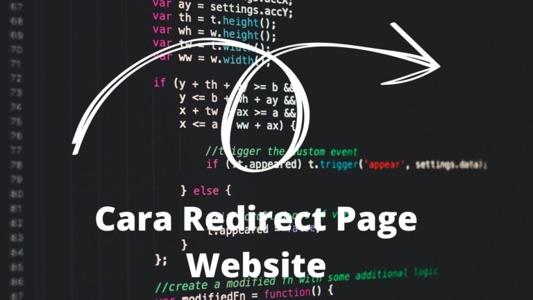 redirect page